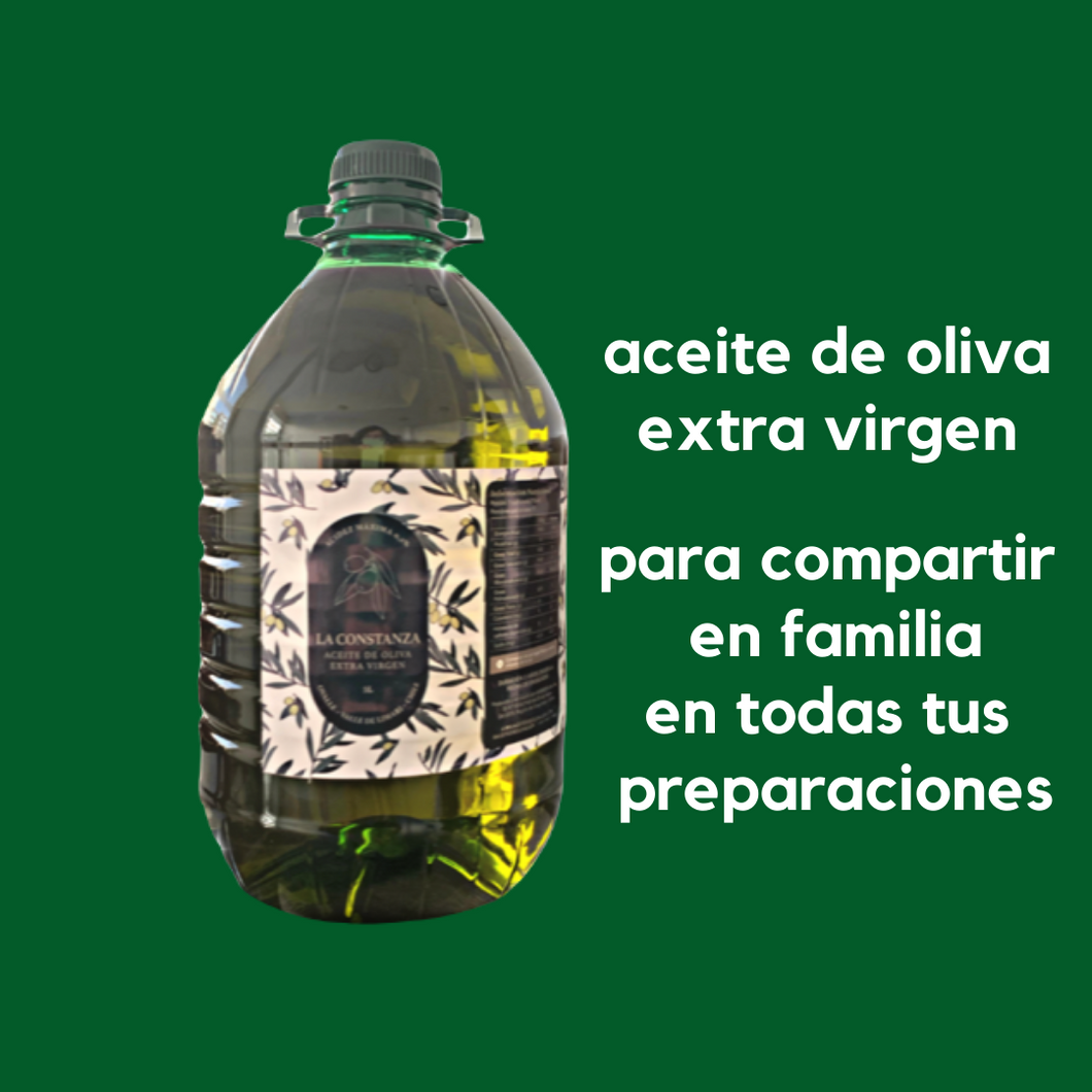 Aceite oliva, bidón de 5 litros La Constanza
